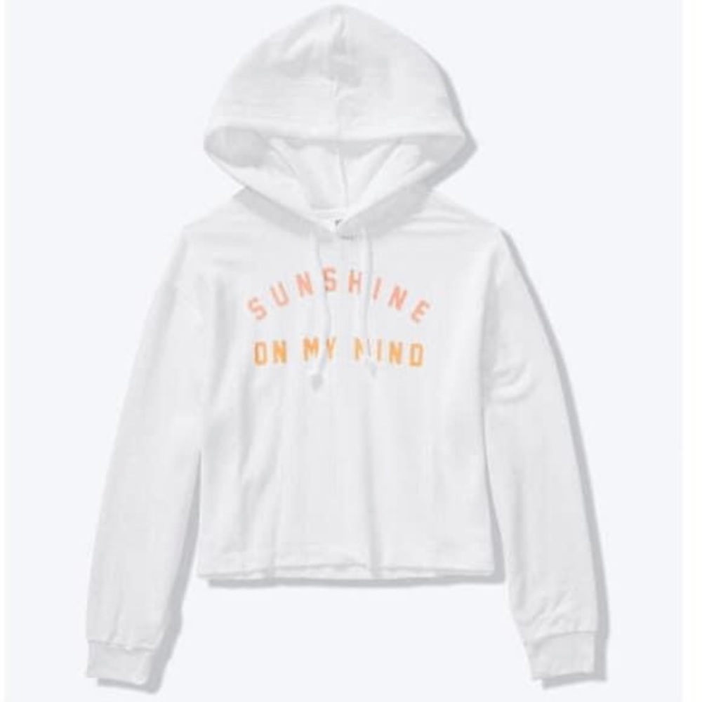 BNWT- VS PINK “Sunshine on my mind” mesh hoodie